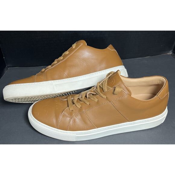 Greats Brooklyn Royale Brown Leather Shoes, Made in Italy, Mens US size 12